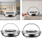 Steamer Basket Steaming Basket Round Rice Wash Sieve Fine Holes Design Veggie