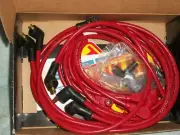MADE IN USA TAYLOR SPARK PLUG WIRES RED SPIRO PRO 90 DEGREE SBC STD SMALL CHEVY