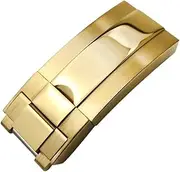 [KLVN] Stainless Steel Folding Buckle Glide Lock For Rolex Submariner Oysterflex Daytona GMT Watch Band Strap Deployment Clasp