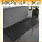 Elegant Dark Grey Bath Mat - 24"x48" Quick-Dry & Non-Slip for Modern Bathrooms