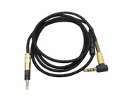 Earphone Audio Line Gold Plating Plugs forQuiet Comfort QC25 QC35 SoundTrue OE2 Headset Wear Resistant Cable - Brown