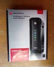 Motorola Surfboard eXtreme Cable Modem SB6121 DOCSIS 3.0~Black~New in Opened Box