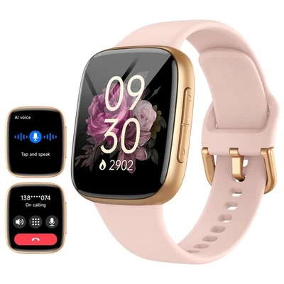 Smart Watch for Women/Men Android & iPhone, AI Voice, 1.85" AMOLED Screen Fit...