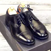 * NIB * $425 Allen Edmonds ROGUE Blucher 7.5 D Black * new Cedar Trees