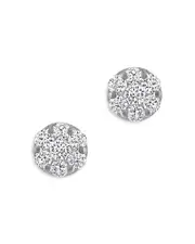 Bloomingdale's Fine Collection Diamond Cluster Stud Earrings in 14K White Gold, 0.50 ct. t. w.