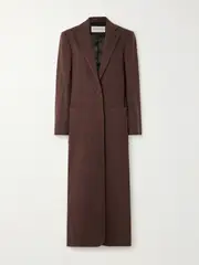 [Dries Van Noten] Dries Van Noten - Wool-blend Coat - Brown - large large Brown