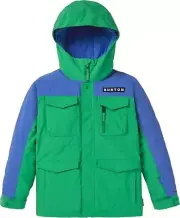Burton Boys' Standard Covert 2L Jacket, Clover Green/Amparo Blue, Large
