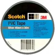 Scotch PVC Duct Tape 48mm x 30m Silver