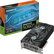 Gigabyte GeForce RTX 5060 Ti Eagle OC 8G Graphics Card - 8GB GDDR7, 128bit, PCI-E 5.0, 2617MHz Core Frequency, 3X DisplayPort, 1x HDMI, GV-N506TEAGLE OC-8GD