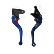 Blue CNC Shorty Brake & Clutch Levers Triumph Daytona Speed Rocket Control Hand