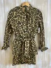 Lauren Ralph Lauren Leopard Animal Print Linen Blend 2pc Blazer XS Skirt 4P NEW!