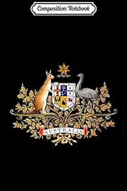 Composition Notebook: Australia Coat of Arms Journal/Notebook Blank Lined Ruled 6x9 100 Pages