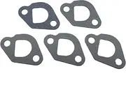 NuoZun Muffler Exhaust Gasket Fits for Honda GX110 GX120 GX160 GX200 5.5HP 6.5HP Engines (5Pcs)