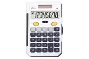 Jastek Portable Pocket 8 Digit Dual Powered School/Work Calculator Blue