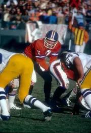Quarterback Craig Morton Denver Broncos stands under center v the - Old Photo