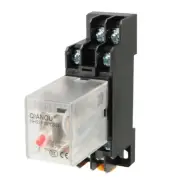 AC24V Coil 8 Pin DPDT Electromagnetic General Purpose Power Relay + Socket Base
