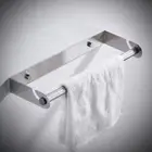 Black/Silver Paper Towel Holder Heavy Duty Paper Roll Hanger Under Cabinet