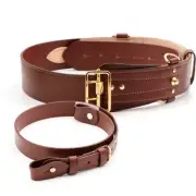 Sam Browne Belt & Strap Set (Red Brown)