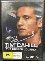 TIM CAHILL HAND SIGNED DVD - THE UNSEEN JOURNEY KEWELL VIDUKA EMERTON SCHWARZER