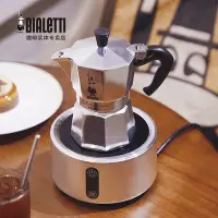 在飛比找蝦皮購物優惠-Bialetti比樂蒂微晶電陶爐茶爐 家用煮咖啡煮茶器具摩卡