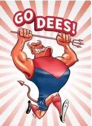 Melbourne demons team POSTER,AFL FOOTBALL,Premiers, cats ,swans,pies,books, blue