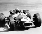 Grand Prix 1966 24x36 inch Poster racing number number 3 on race track