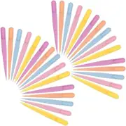 SHINEOFI 100Pcs Multi Functional Eyelash Tweezers Set Durable Eyebrow Tool for Precision Shaping Application Includes Tweezers for Eyelash