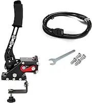 ZIBOPAR USB Handbrake Upgrade 2-IN-1 Compatible With G29 Compatible With PS4/5+PC,For Professional Gaming Peripherals for Racing Games, with Non-Contact Plus Hall Sensor(With Clamp)