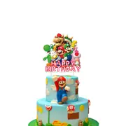 Super Mario Birthday Cake Topper Party Supplies Birthday Decorations