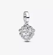 PANDORA Double Heart Split Dangle Charm - 799187C01