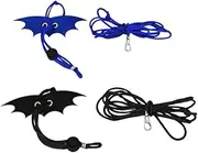 Kisangel Reptile Leash Harness Set of 2 Small Animal Harness Leash Ropes Wings Pet Accessories