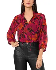Vince Camuto Floral Print Top