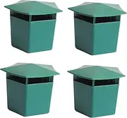 4 Pieces Beer Slug & Snail Traps,Friendly to Catch Snails Catcher,Reusable Plastic Snail Trapper Eco-Friendly Slug House for Garden Farm