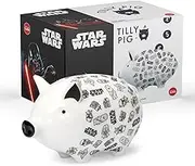 Tilly Pig Ceramic Piggy Bank Kids Fun Star Wars Money Box Darth Vader Yoda C3PO