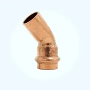 1-1/2" ProPress Copper 45-Degree Street Elbow (PxFTG) Press Fitting (1)