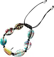 [Xiao Hua] Shell Woven Bracelet Anklets for Women Boho Anklet Bracelet Beach Foot Jewelry for Party(Style N), 7.48-12.59inch, shell