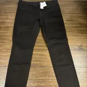 American Eagle Next Level Stretch Jeggings Women’s Size 14 Standard Black 32w