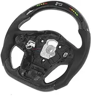 Carbon Fiber LED Shift Lights Display Steering Wheel Nappa Leather Compatible With Toyota GR Supra A90 2020+