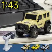 X43 1:43 Crawler RC Car Simulation Full Time 4WD Climbing Vehicle Toy Set