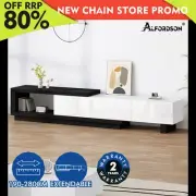ALFORDSON 190-280cm Extendable Entertainment Unit TV Cabinet Stand Storage Shelf
