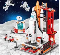 在飛比找樂天市場購物網優惠-航天火箭樂高積木益智拼裝飛機玩具10兒童7男孩子6歲以上新年