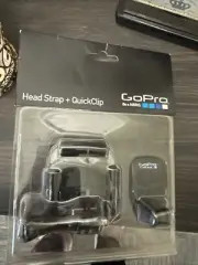 Genuine GoPro Head Strap + Quick Clip #ACHOM-001 Black