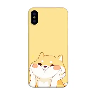 iPhone 手機殼 保護殼 全包軟殼 柴犬 捏臉柴犬 iPhone X/6/7/8 Plus