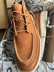 Sperry Top-Sider Gold Cup Commodore Plushwave Chukka STS 23692, Tan Nubuck, New