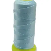 One Spool Sky Blue Nylon Beading Weaving Sewing Thread Cord String 210D/12,9,6,3