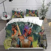 v4897 Bed Sheets Baldur's Gate 3 Gale Astarion Duvet Cover Bedding Set Pillowcase Bed Sheets IU4897
