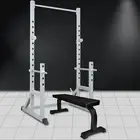 Power Cage - Power Rack - Squat Rack - Bench Press Chin Up + Flat Weight Bench