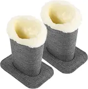 [BESPORTBLE] 2Pcs Stylish Glasses Display Stand Convenient Eyeglass Base Holder with Plush Lining for Home Retail Use Durable Stable Desktop Eyewear Organizer