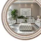 24'' Farmhouse Style Round Mirror - Perfect Addition to Living Rooms & Bathrooms