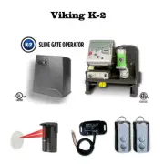 Viking K-2 Residential Sliding Gate Operator, Photocell, Transmitter & Receiver
